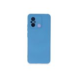 Zipax Xiaomi Redmi 12C İle Uyumlu Kılıf Lansman İçi Kadife Şık Sade Görünüm Azn Nno Mavi