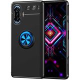 Zipax Xiaomi Redmi K40 Gaming Kılıf Ravel Yüzüklü Standlı Silikon Kapak