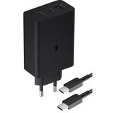 Zipax Xiaomi Redmi Note 7, 8, 8T, 9, 9s Pro ile Uyumlu 65W PD Hızlı Şarj Aleti Seti, USB-C, Siyah