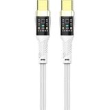 Zipax Zipax Apple iPhone 15 15 Pro 15 Pro Max 15 Plus Hızlı Şarj Kablosu Type-C 100W - EA-EC-179CC - Beyaz