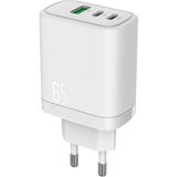 Zipax Zipax Lg G2 G3 G4 G5 G6 Q6 Q60 K40S Mini Beat Şarj Başlığı 65W Süper Hızlı - AZN-JK76 - Beyaz