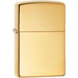Zippo 169 Hi Polish Brass Armor Çakmak Benzinli Rüzgar Geçirmez Pirinç Alaşım Tasarım - Gold