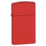 Zippo 2.001.350 çakmak Slim Classic Slim, mat, kırmızı