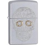 Zippo 205 Etched Skull Çakmak