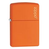 Zippo 231ZL Turuncu Orange Matte Logo Çakmak
