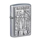Zippo 49298-083535 Saloon Skull Emblem Design Çakmak