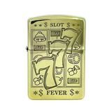 Zippo Armor® Armor Slot Fever 777 Deep Carve - Etched Brass Dizayn Özel Seri Çakmak