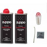 Zippo Benzin 2 Adet Zippo Taşı ve Fitil Süper Ikmal Seti
