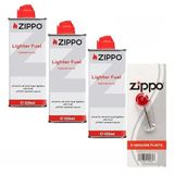 Zippo Benzin+1 Paket Taş Set