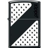 Zippo Black And White Design Çakmak