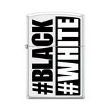 Zippo Black-White 214 (2-2) Çakmak