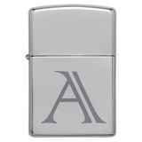 Zippo Çakmak A Harf Gümüş Gri