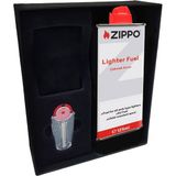 Zippo Çakmak İkmal Seti Rüzgar Geçirmez Metal Alaşım 125 ml Benzinli Hediye Seçeneği