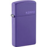 Zippo Çakmak Mor Slim Logo 1637zl-000019