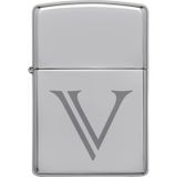Zippo Çakmak V Harf Gümüş Gri