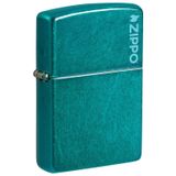 Zippo Candy Teal Matte Logo Dizayn Çakmak