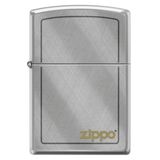 Zippo Chrome With Border Dizayn Cakmak