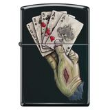 Zippo Dead Man's Hand Black Matte Dizayn Çakmak