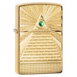 Zippo Eye Of Providence Design Armor Case Gold Çakmak