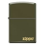 Zippo Green Matte Logo Dizayn Çakmak