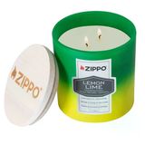 Zippo Kokulu Mum – Limon & Misket Limonu – Cam İçinde Çift Fitilli Şık Mum – 368 G – 55 Saat Yanma Süresi – Koku Nötralize Edici Koku – Abd'de Üretilmiştir