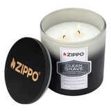 Zippo Kokulu mum – Taze tıraş kokusu – Çift fitilli cam içinde şık mum – 368 g – 55 saat yanma süresi – koku nötrleştirici – ABD'de üretilmiştir