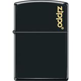 Zippo Logo Çakmak Mat Siyah Rüzgar Geçirmez Benzinli Taşınabilir Tasarım