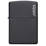 Zippo Orijinal Black Matte Logolu 218ZL Çakmak