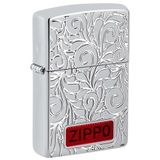 Zippo Orijinal Swirl Pattern Krom Armor Case cilalı çakmak - fırtına çakmağı çakmağı çakmak