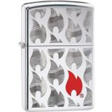 Zippo Red Flame In Flames Dizayn Çakmak