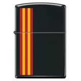 Zippo Sarı Kırmızı Çizgili Dizayn Çakmak