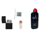 Zippo Siyah Benzinli Çakmak X-Lite Benzin 80 Ml Zippo Taş Fitil