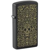 Zippo Slim Skull Filigree Dizayn Çakmak