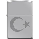 Zippo Turkey Flag Çakmak Premium Tasarım ile Rüzgar Geçirmez Özellikte Pirinç Alaşım