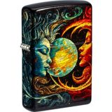 Zippo Z-46563 Premium Tasarımlı Rüzgar Geçirmez Çakmak Benzinli Yakıt ile Pirinç Alaşım