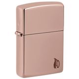 Zippo Zırh Serisi Flame Çakmak - Doldurulabilir - Hediye Kutusu - Metal - ABD'de Üretilmiştir