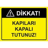 ZiPrinter Bu Fabrika 24 Saat Sesli Kamera ile Izlenmektedir Isg Uyarı Levhası Pvc A4 21X30 cm - 21 x 30 cm