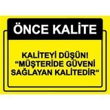 ZiPrinter Önce Kalite. Kaliteyi Düşün! Müşteride Güveni Sağlayan Isg Uyarı Levhası Pvc A4 21X30 cm - 21 x 30 cm