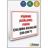 ZiPrinter Pişirme (Kürleme) Fırını, Çalışma Sıcaklığı 150-250 ’c Isg Uyarı Levhası Dekota 50X70 cm - 50 x 70 cm - Dekota Forex