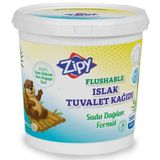 Zipy Islak Tuvalet Kağıdı, 500 Adet, Suda Çözünebilir, Aloe Vera ve Bitkisel Özlü, Paraben İçermeyen, Hassas Ciltler İçin