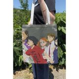 Zipzap Anohana V1 Yazlık Kışlık Çift Taraflı Kanvas Baskı Bez Çanta Anime Çantası