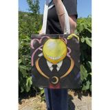 Zipzap Assassination Classroom V2 Yazlık Kışlık Çift Taraflı Kanvas Baskı Bez Çanta Anime Çantası