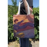 Zipzap Cowboy Bebop V5 Yazlık Kışlık Çift Taraflı Kanvas Baskı Bez Çanta Anime Çantası