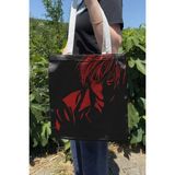 Zipzap Death Note V2 Yazlık Kışlık Çift Taraflı Kanvas Baskı Bez Çanta Anime Çantası