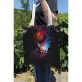 Zipzap Death Note V3 Yazlık Kışlık Çift Taraflı Kanvas Baskı Bez Çanta Anime Çantası