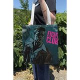 Zipzap Fight Club V3 Çift Taraflı Yazlık Kışlık Kanvas Baskı Bez Çanta