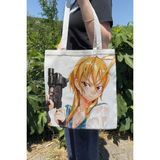 Zipzap Highschool Of The Dead V4 Yazlık Kışlık Çift Taraflı Kanvas Baskı Bez Çanta Anime Çantası