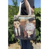 Zipzap Hunter x Hunter V1 Yazlık Kışlık Çift Taraflı Kanvas Baskı Bez Çanta Anime Çantası
