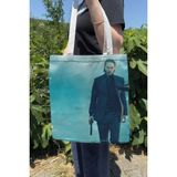 Zipzap John Wick V1 Çift Taraflı Yazlık Kışlık Kanvas Baskı Bez Çanta
