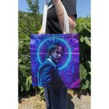 Zipzap John Wick V3 Çift Taraflı Yazlık Kışlık Kanvas Baskı Bez Çanta